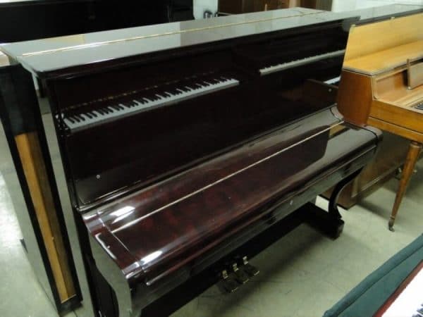 apollo burgundy used piano for sale