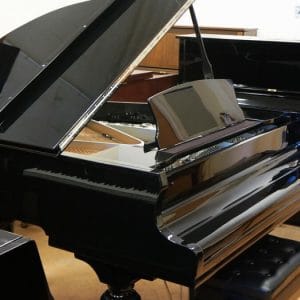 gerhard heintzman black grand piano toronto