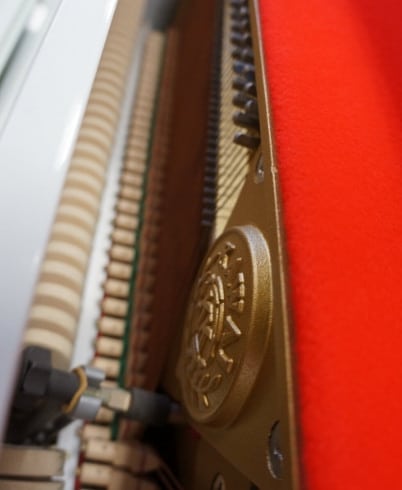 interior of piano